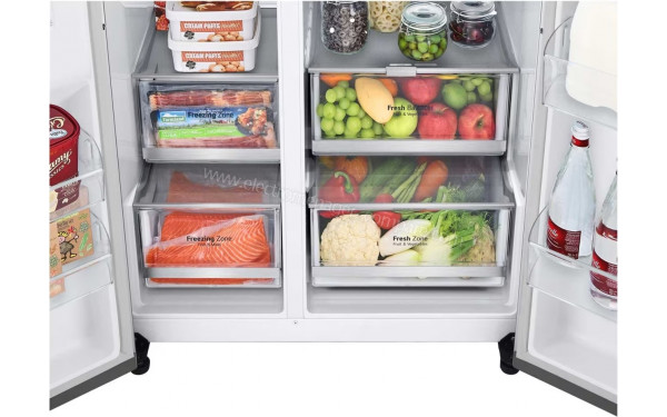 LG GSGV80PYLD - Bacs fra&icirc;cheurs et tiroirs du cong&eacute;lateur