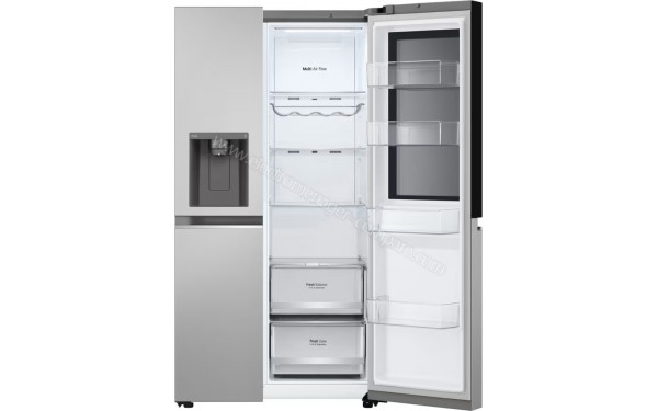 LG GSGV80PYLD - Vue de l'int&eacute;rieur partie r&eacute;frig&eacute;rateur