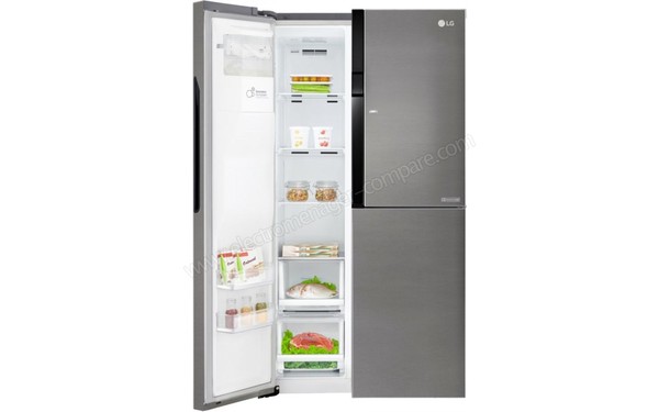 LG GSJ360DIDV - Porte ouverte gauche (cr&eacute;dit : Boulanger)