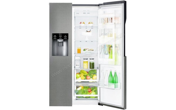 LG GSJ361DIDV - Vue de l'int&eacute;rieur du r&eacute;frig&eacute;rateur