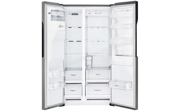 LG GSJ361DIDV - Vue de l'int&eacute;rieur vide