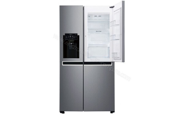 LG GSJ470DIDV - Vue de face avec home bar (n&deg;2)