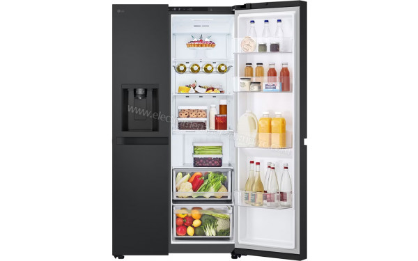 LG GSJC40EPPE - Vue de l'int&eacute;rieur partie r&eacute;frig&eacute;rateur