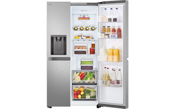 LG GSJC40PYEE - Vue de l'int&eacute;rieur partie r&eacute;frig&eacute;rateur