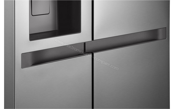 LG GSJC40PYEE - Zoom sur les poign&eacute;es int&eacute;gr&eacute;es