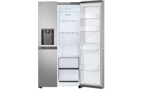 LG GSJC40PYPE - Vue de l'int&eacute;rieur partie r&eacute;frig&eacute;rateur