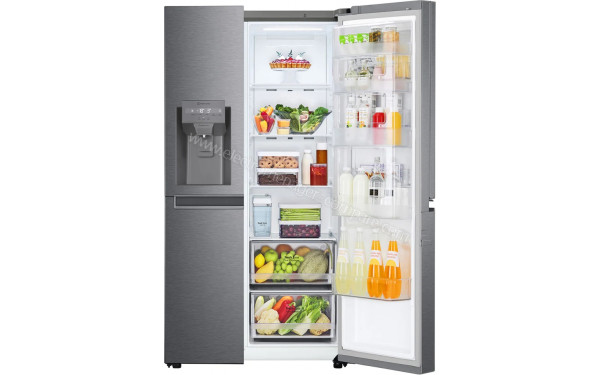 LG GSJV31DSXF - Vue de l'int&eacute;rieur partie r&eacute;frig&eacute;rateur