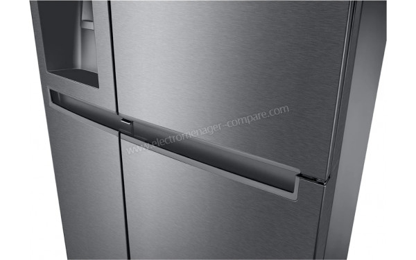 LG GSJV31DSXF - Zoom sur les poign&eacute;es int&eacute;gr&eacute;es