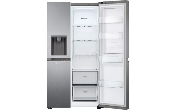 LG GSJV50DSXE - Vue de l'int&eacute;rieur partie r&eacute;frig&eacute;rateur