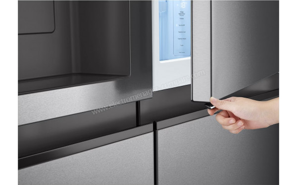 LG GSJV50DSXE - Zoom sur les poign&eacute;es int&eacute;gr&eacute;es