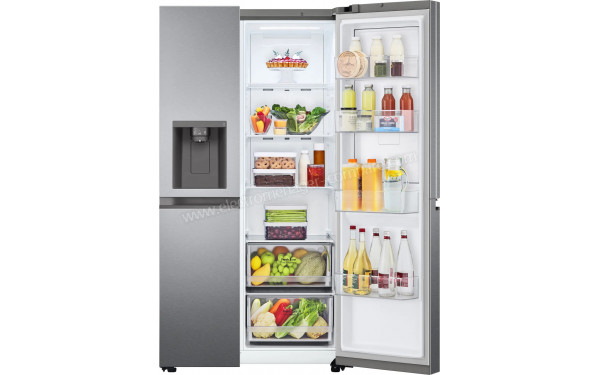 LG GSJV50DSXE - Vue de l'int&eacute;rieur partie r&eacute;frig&eacute;rateur