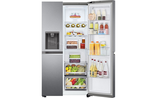 LG GSJV70DSLE - Vue de l'int&eacute;rieur partie r&eacute;frig&eacute;rateur