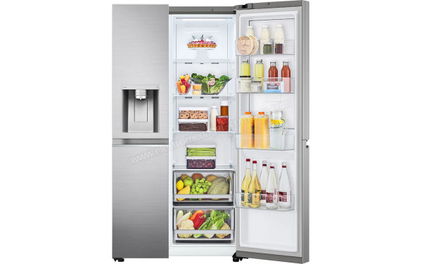 LG GSJV70PZTE - Vue de l'int&eacute;rieur partie r&eacute;frig&eacute;rateur