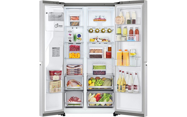 LG GSJV80BSLF - Vue de l'int&eacute;rieur