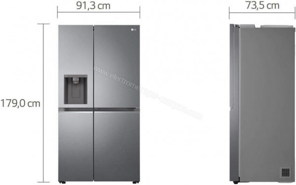 LG GSJV80DSLF - Dimensions
