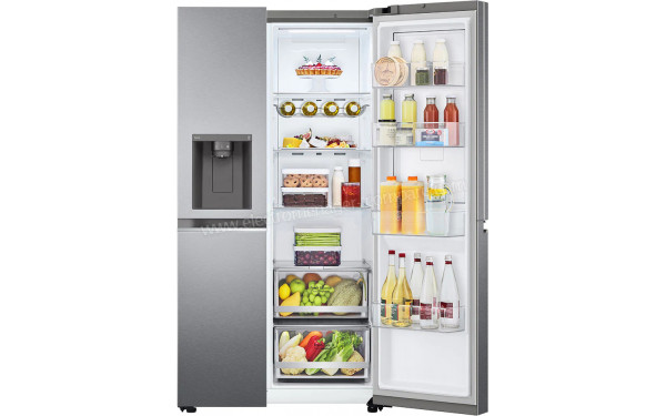 LG GSJV80DSLF - Vue de l'int&eacute;rieur partie r&eacute;frig&eacute;rateur