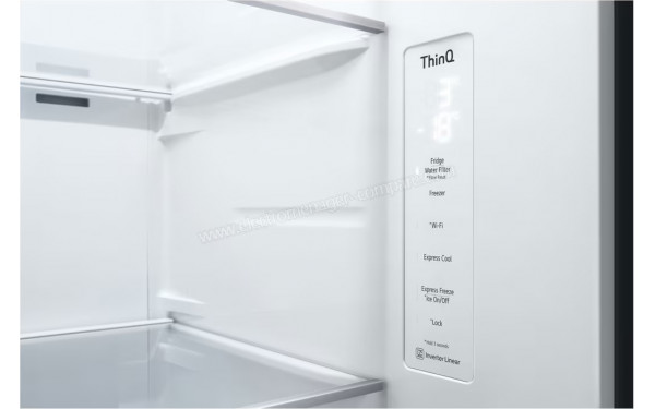 LG GSJV80MBLE - Panneau de commandes