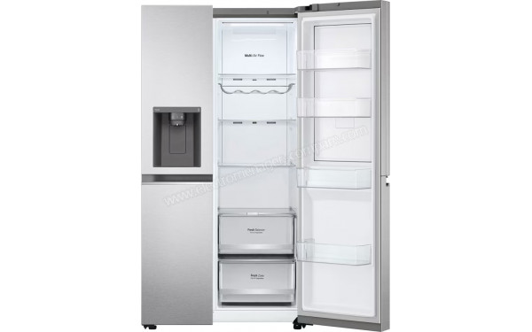 LG GSJV80MBLE - Vue de l'int&eacute;rieur partie r&eacute;frig&eacute;rateur