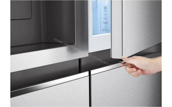 LG GSJV80MBLE - Bouton d'ouverture de porte