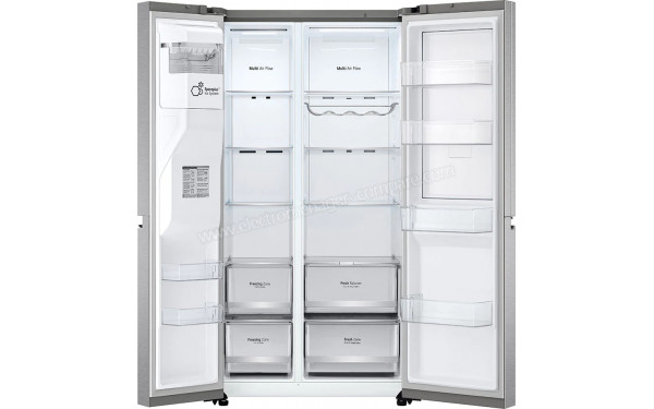 LG GSJV80MBLF - Vue de l'int&eacute;rieur