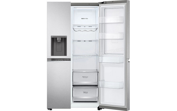 LG GSJV80MBLF - Vue de l'int&eacute;rieur partie r&eacute;frig&eacute;rateur