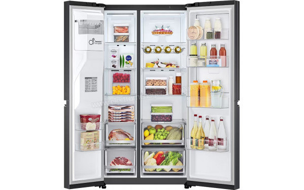 LG GSJV80MCLE - Vue de l'int&eacute;rieur