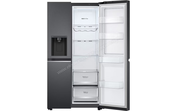 LG GSJV80MCLE - Vue de l'int&eacute;rieur partie r&eacute;frig&eacute;rateur