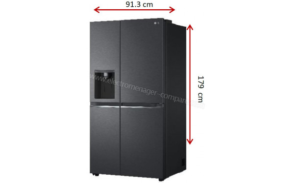 LG GSJV80MCLF - Dimensions