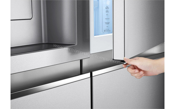 LG GSJV90BSAE - Zoom sur les poign&eacute;es