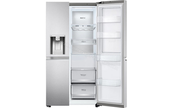 LG GSJV90BSAE - Vue de l'int&eacute;rieur partie r&eacute;frig&eacute;rateur