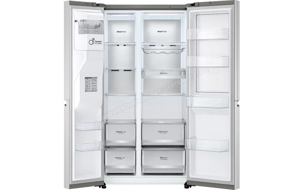 LG GSJV90BSAE - Vue de l'int&eacute;rieur