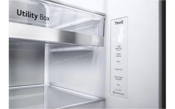 LG GSJV90BSAF - Panneau de commandes