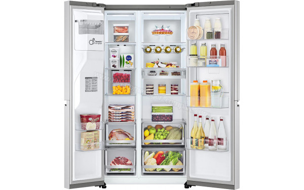 LG GSJV90BSAF - Vue de l'int&eacute;rieur