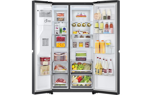 LG GSJV90MCAE - Vue de l'int&eacute;rieur