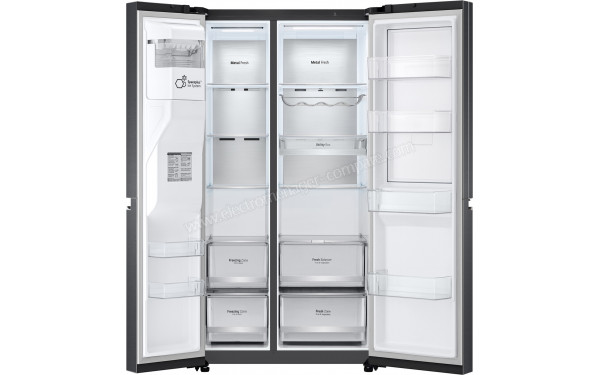 LG GSJV90MCAE - Vue de l'int&eacute;rieur