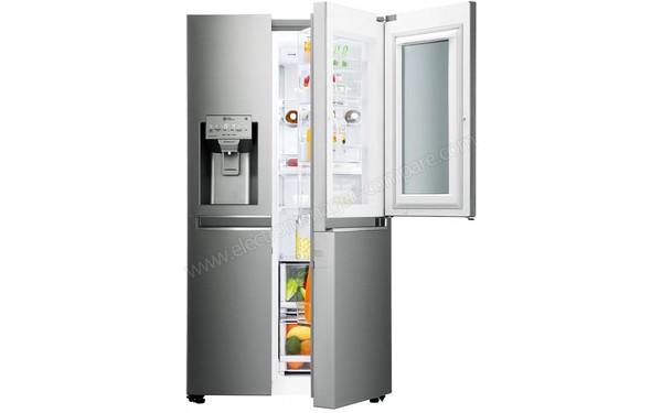 LG GSK6676SC - Vue de face portes ouvertes n&deg;1 (cr&eacute;dit : Darty)