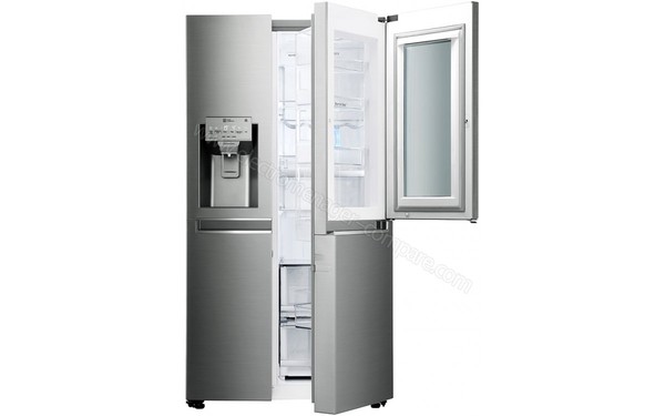 LG GSK6676SC - Vue de face portes ouvertes n&deg;2 (cr&eacute;dit : Darty)