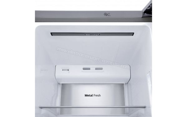 LG GSK6876SC - Vue du fond m&eacute;tallique