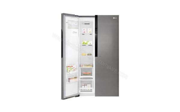 LG GSL360ICEV - Vue de l'int&eacute;rieur du cong&eacute;lateur