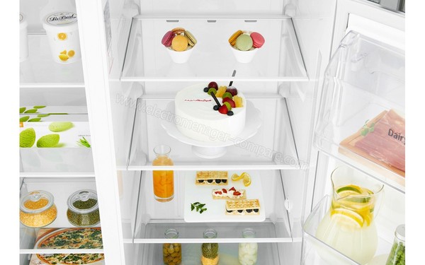 LG GSL360ICEZ - Vue des clayettes