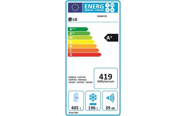 LG GSL6621PS - &Eacute;tiquette &eacute;nergie