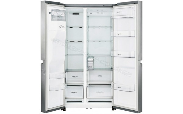 LG GSL6646PS - Vue de l'int&eacute;rieur (cr&eacute;dit : Boulanger)