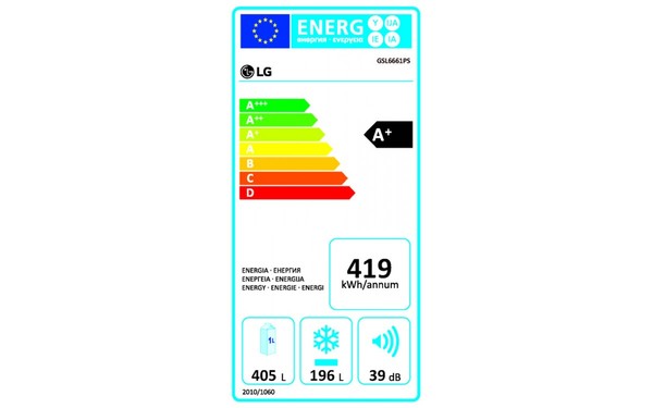 LG GSL6661PS - &Eacute;tiquette &eacute;nergie