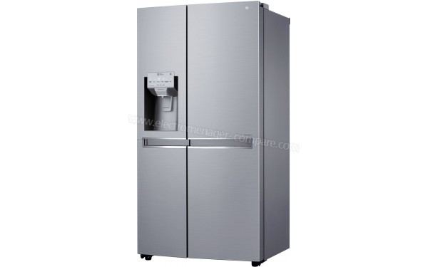 LG GSL6681PS - Vue 3/4 droite (cr&eacute;dit : Boulanger)