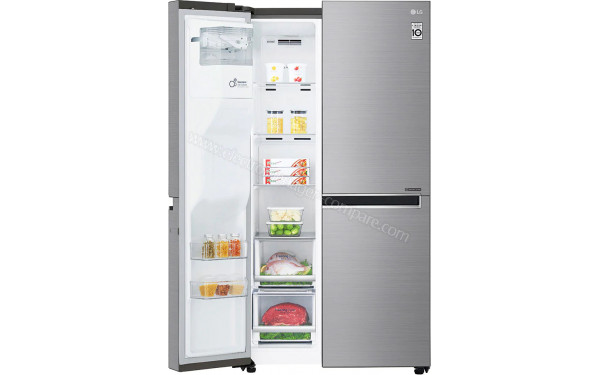 LG GSL960PZVZ - Vue de l'int&eacute;rieur partie cong&eacute;lateur