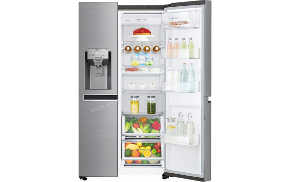 LG GSL960PZVZ - Vue de l'int&eacute;rieur partie r&eacute;frig&eacute;rateur