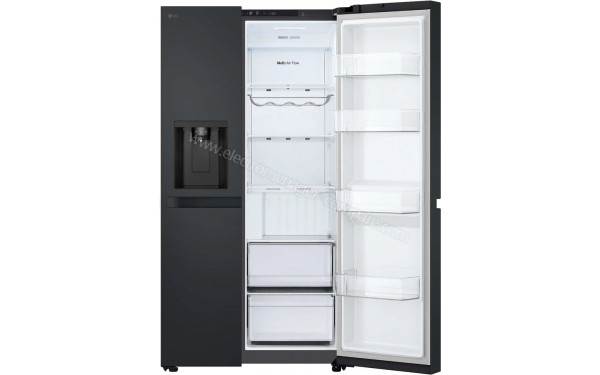 LG GSLC40EPSE - Vue de l'int&eacute;rieur partie r&eacute;frig&eacute;rateur