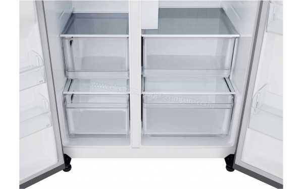 LG GSLC40PYPE - Bacs fra&icirc;cheurs partie r&eacute;frig&eacute;rateur et tiroirs partie cong&eacute;lateur