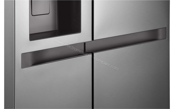 LG GSLC40PYSE - Zoom sur les poign&eacute;es int&eacute;gr&eacute;es