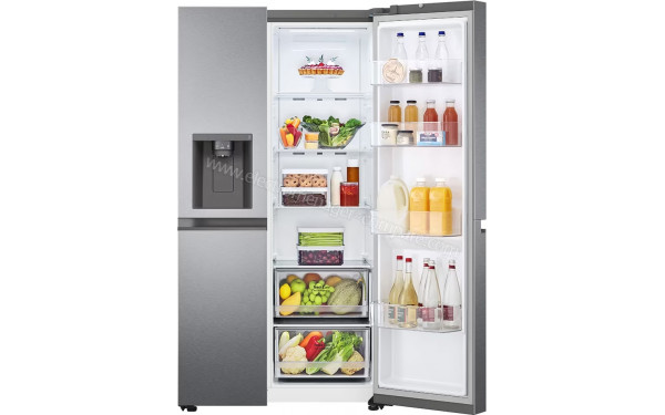 LG GSLV50DSXF - Vue de l'int&eacute;rieur partie r&eacute;frig&eacute;rateur